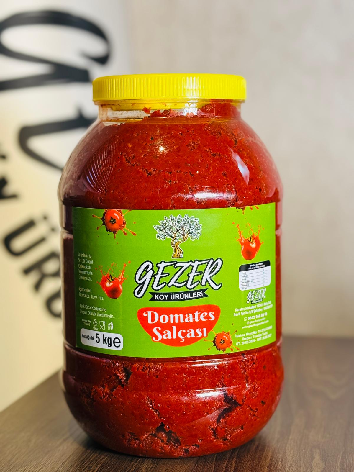 Yöresel Tatlı Biber Salçası